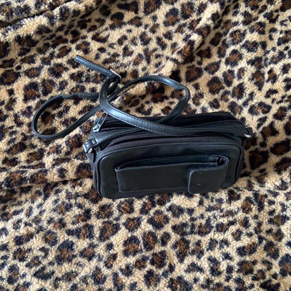 Leather crossbody bag y2k 2000